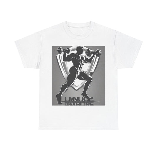 boostlete-mile-by-mile-scene-lunge-3d-athletic-0020 — Unisex Heavy Cotton Tee (Gildan 5000)