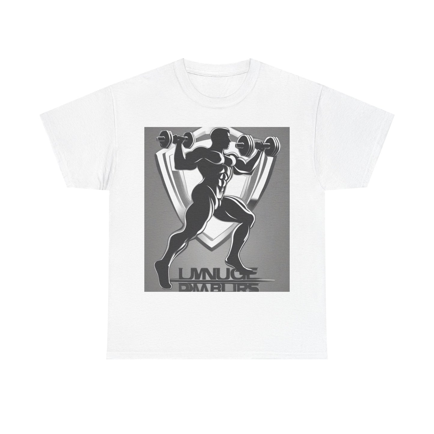 boostlete-mile-by-mile-scene-lunge-3d-athletic-0020 — Unisex Heavy Cotton Tee (Gildan 5000)