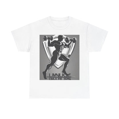 boostlete-mile-by-mile-scene-lunge-3d-athletic-0020 — Unisex Heavy Cotton Tee (Gildan 5000)