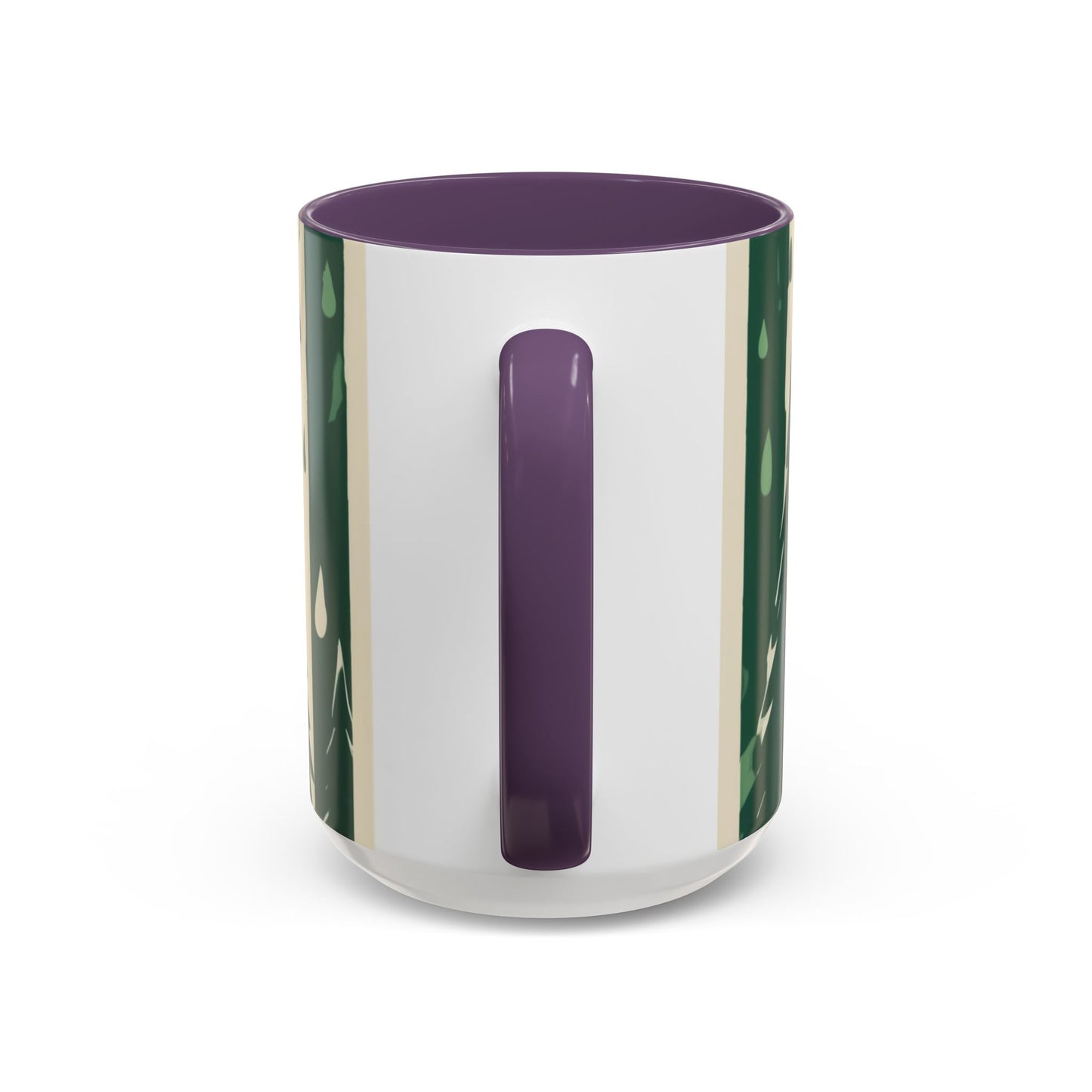 boostlete-quiet-power-icon-water-glitch-retro-0186 — Accent Mug 11/15oz