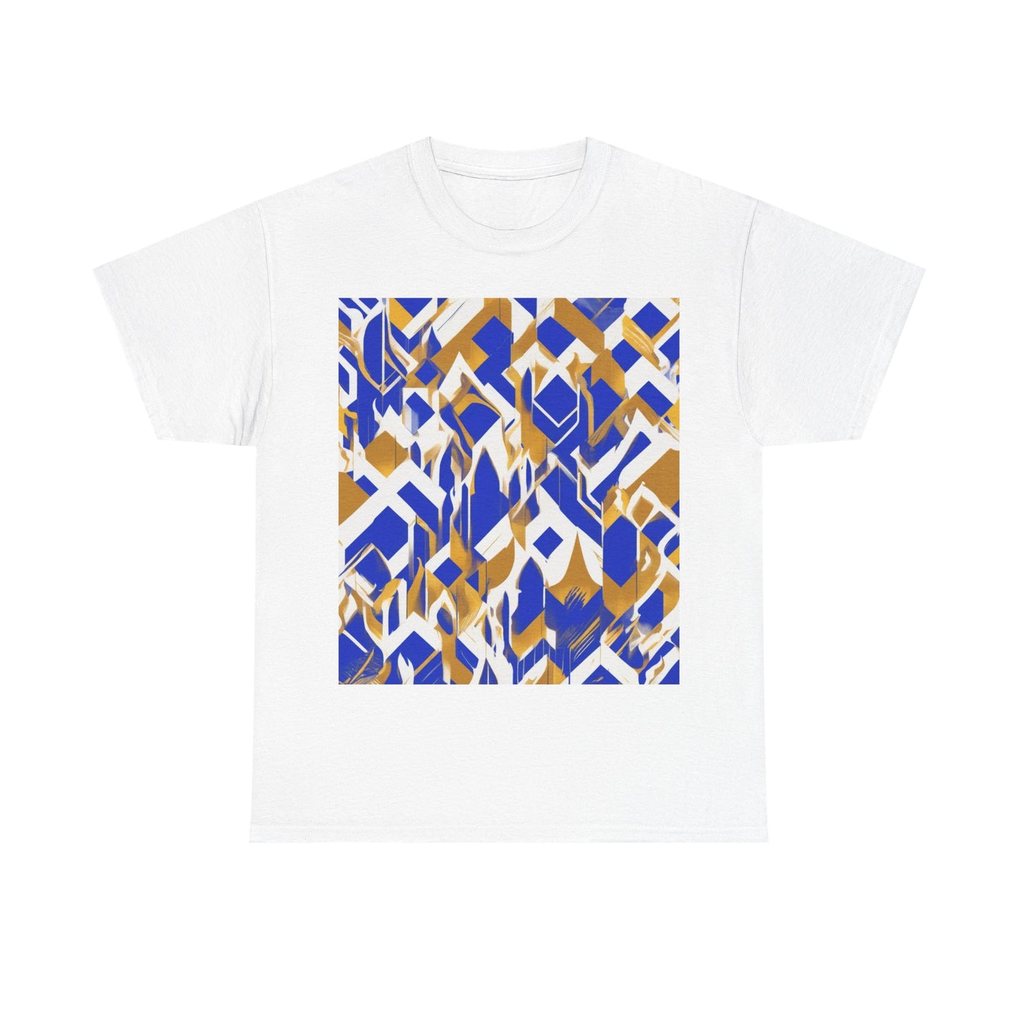 boostlete-field-day-icon-flame-glitch-geometric-0090 — Unisex Heavy Cotton Tee (Gildan 5000)