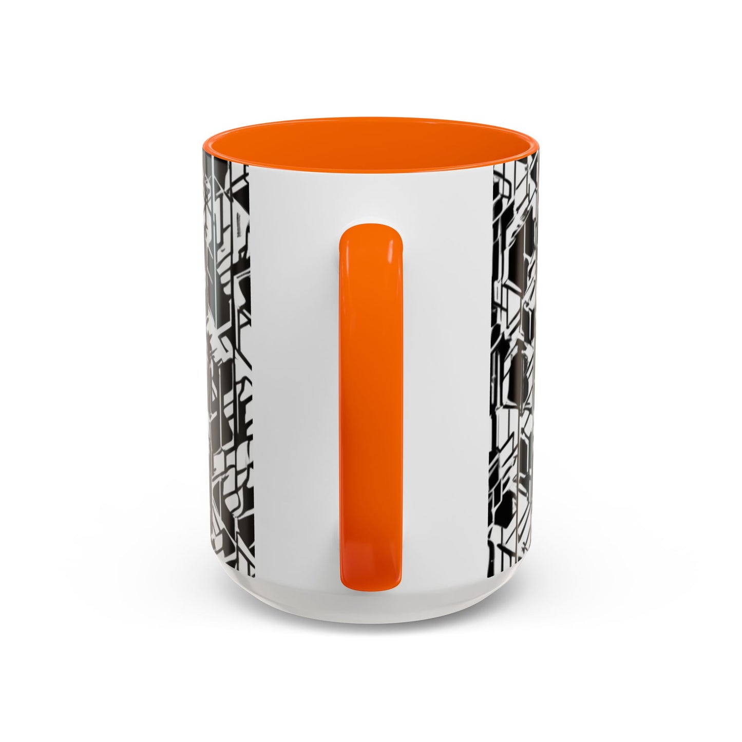 boostlete-field-day-pattern-micro-blueprint-0927 — Accent Mug 11/15oz