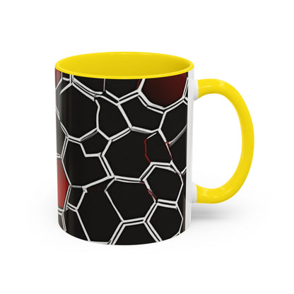 boostlete-quiet-power-pattern-hex-vector-0039 — Accent Mug 11/15oz
