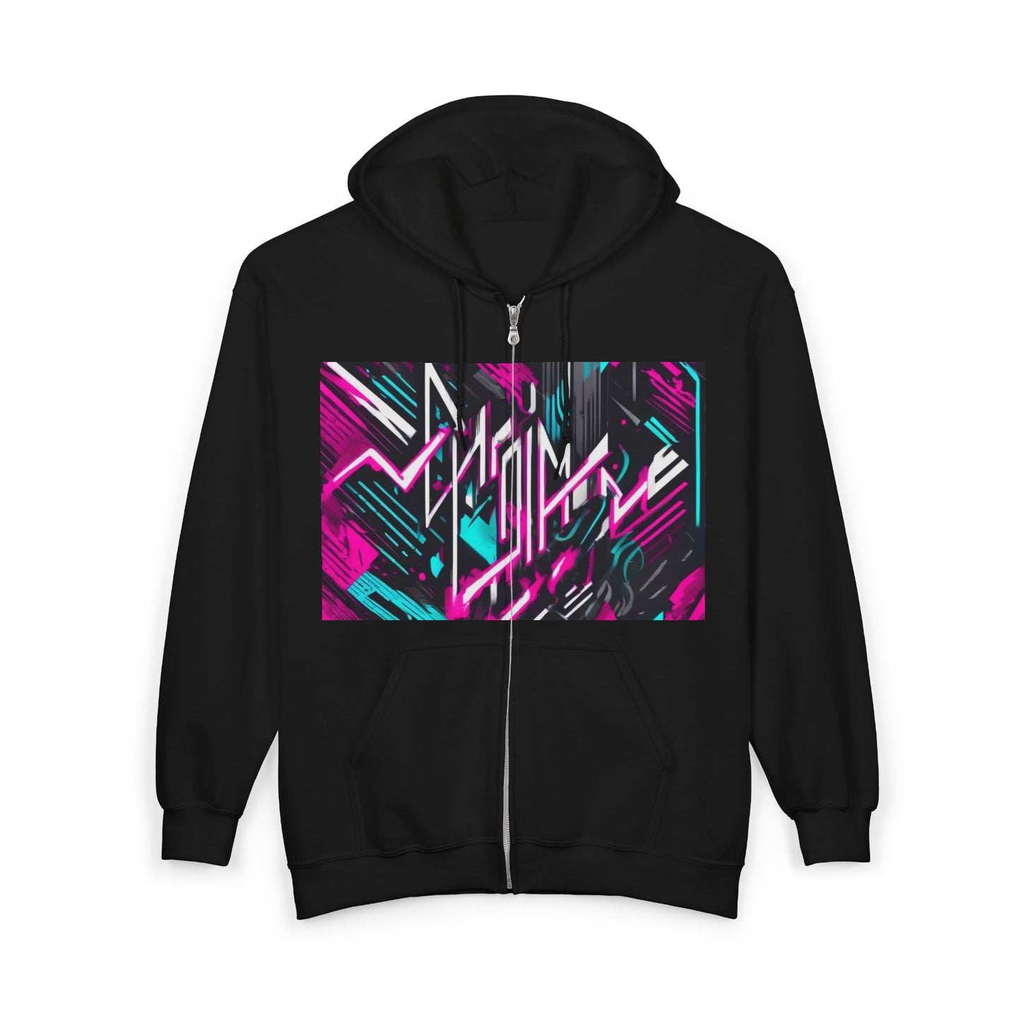 boostlete-recovery-progress-type-momentum-over-mood-diagonal-vector-0213 — Unisex Heavy Blend Full-Zip Hooded Sweatshirt