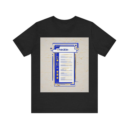 boostlete-am-crew-icon-checklist-glitch-badge-0018 — Unisex Jersey Short Sleeve (B+C 3001)