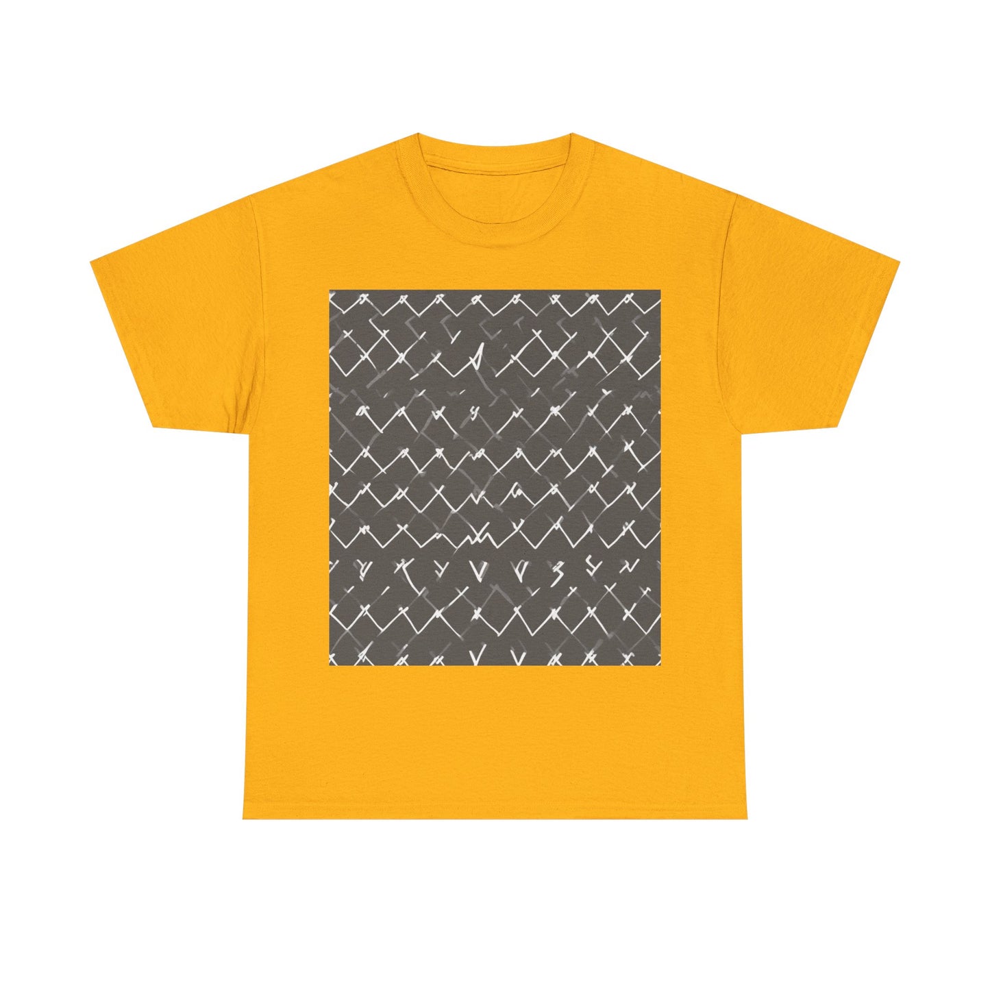boostlete-am-crew-pattern-ekg-bold-0047 — Unisex Heavy Cotton Tee (Gildan 5000)