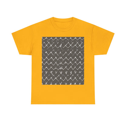 boostlete-am-crew-pattern-ekg-bold-0047 — Unisex Heavy Cotton Tee (Gildan 5000)