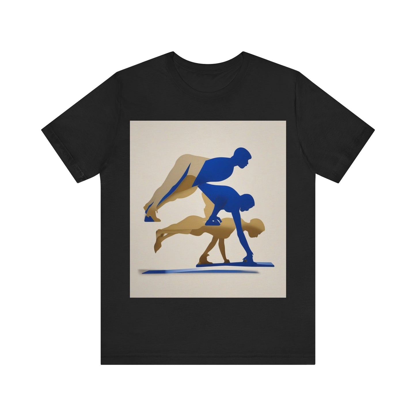 boostlete-mile-by-mile-scene-push-up-duotone-paper-0040 — Unisex Jersey Short Sleeve (B+C 3001)