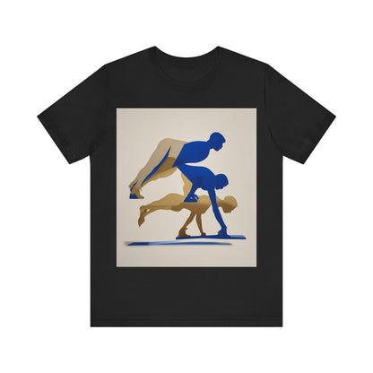 boostlete-mile-by-mile-scene-push-up-duotone-paper-0040 — Unisex Jersey Short Sleeve (B+C 3001)