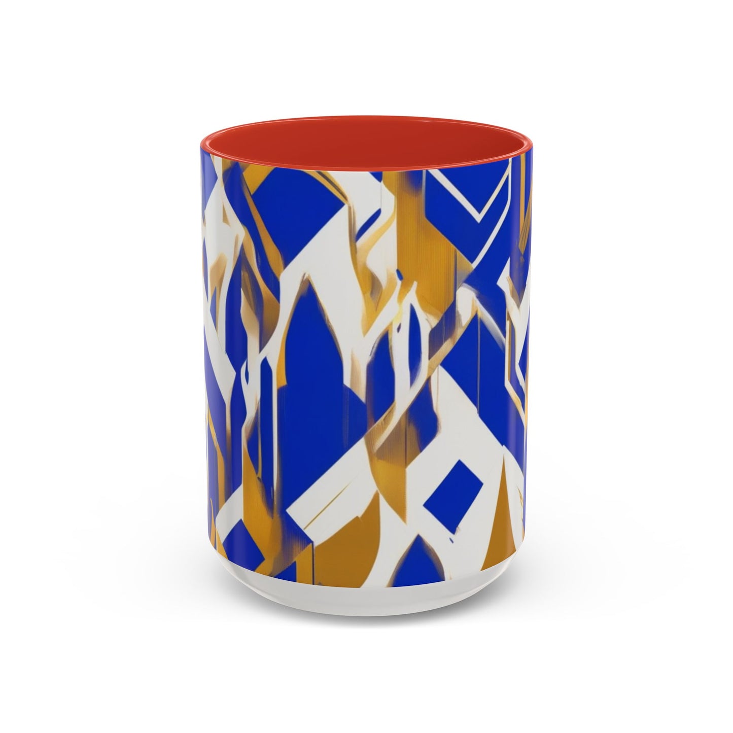 boostlete-field-day-icon-flame-glitch-geometric-0090 — Accent Mug 11oz/15oz