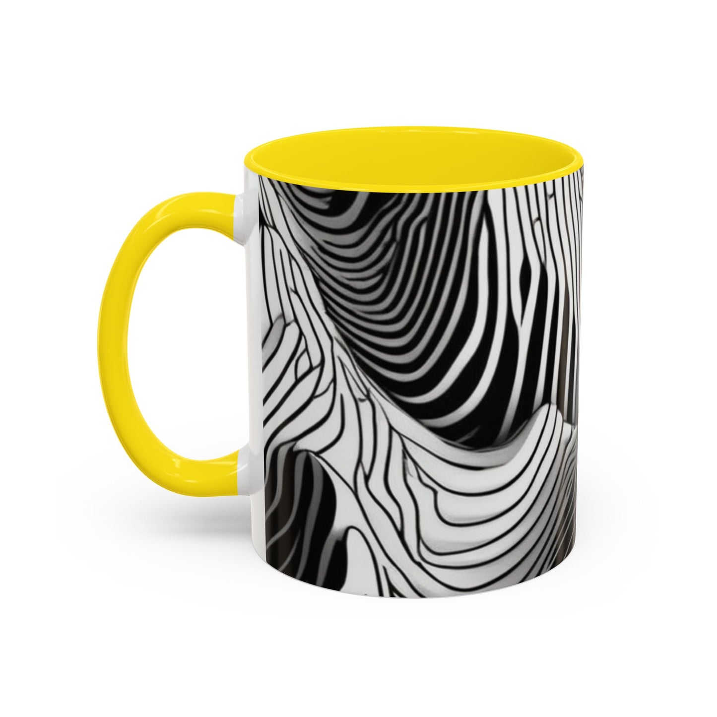 boostlete-field-day-pattern-topographic-isometric-0211 — Accent Mug 11oz/15oz