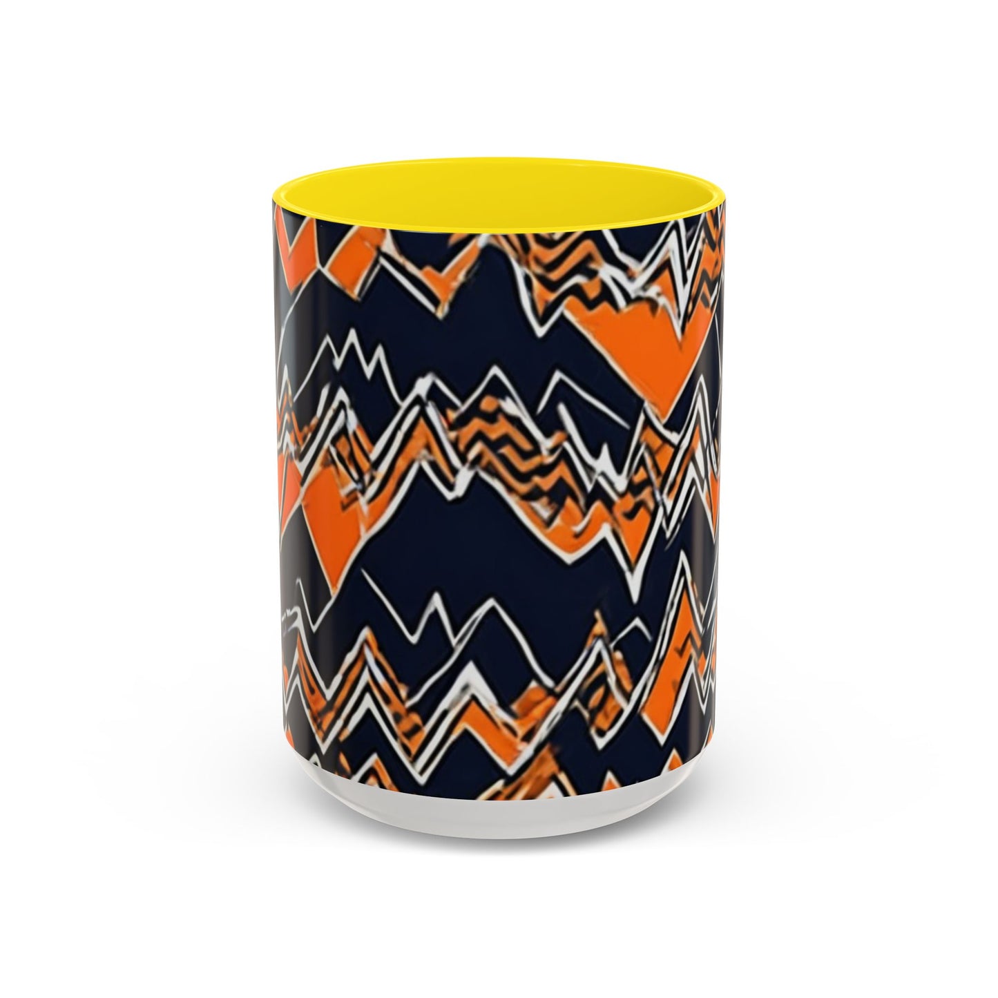 boostlete-headspace-pattern-ekg-industrial-0559 — Accent Mug 11/15oz
