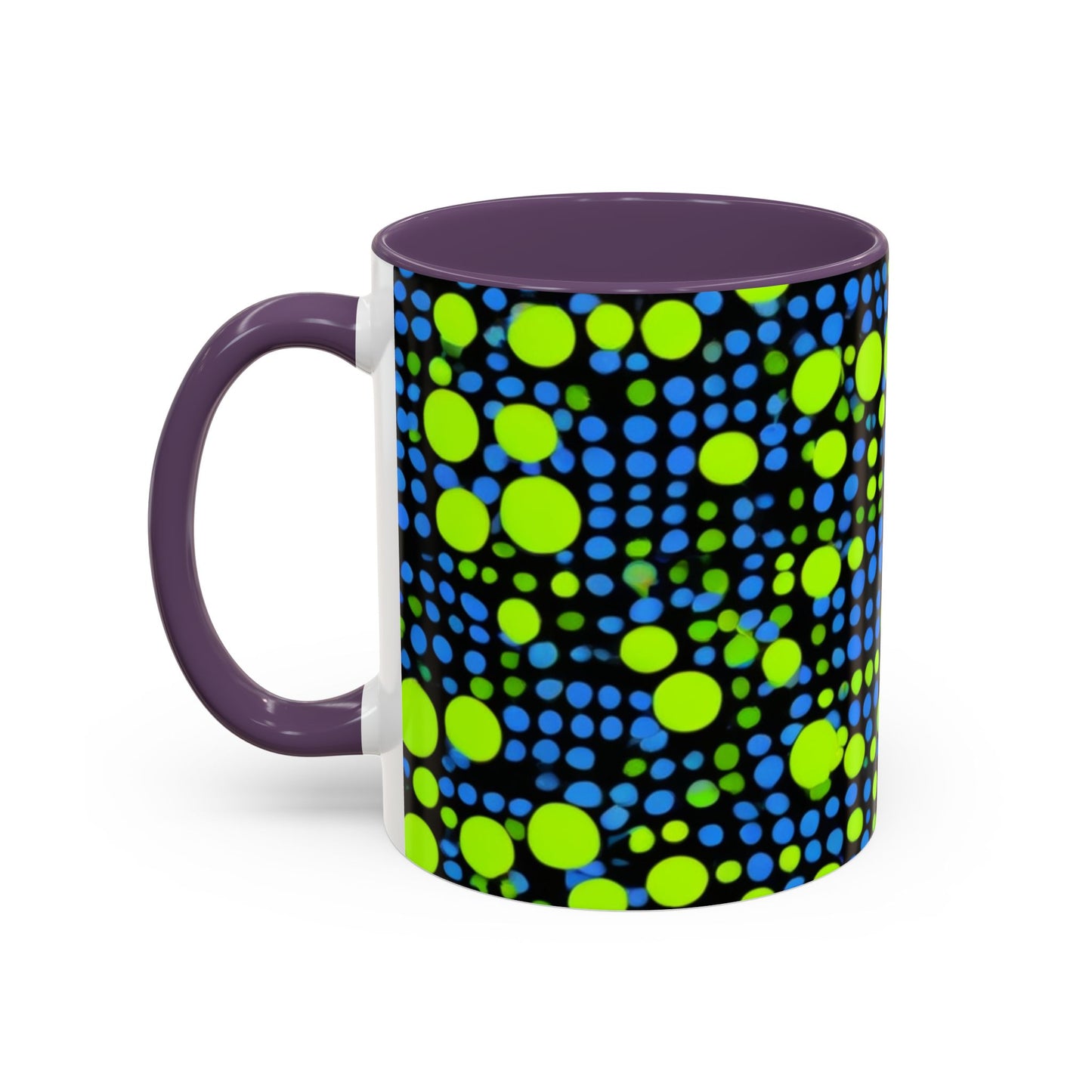 boostlete-mile-by-mile-pattern-dotted-geometric-0071 — Accent Mug 11oz/15oz
