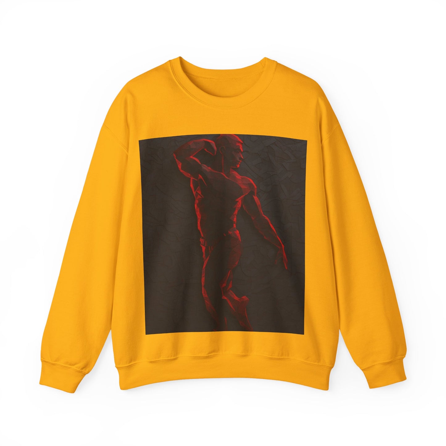 boostlete-rise-grind-scene-yogi-3d-isometric-0204 — Unisex Heavy Blend Crewneck Sweatshirt (Gildan)