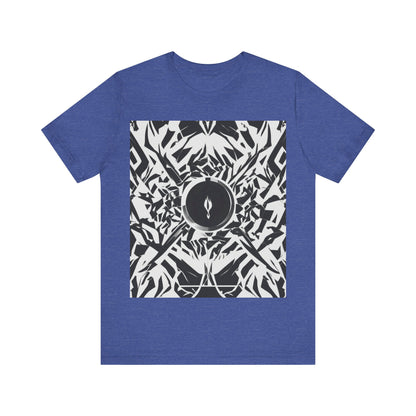 boostlete-am-crew-icon-flame-matte-geometric-0286 — Unisex Jersey Short Sleeve (B+C 3001)