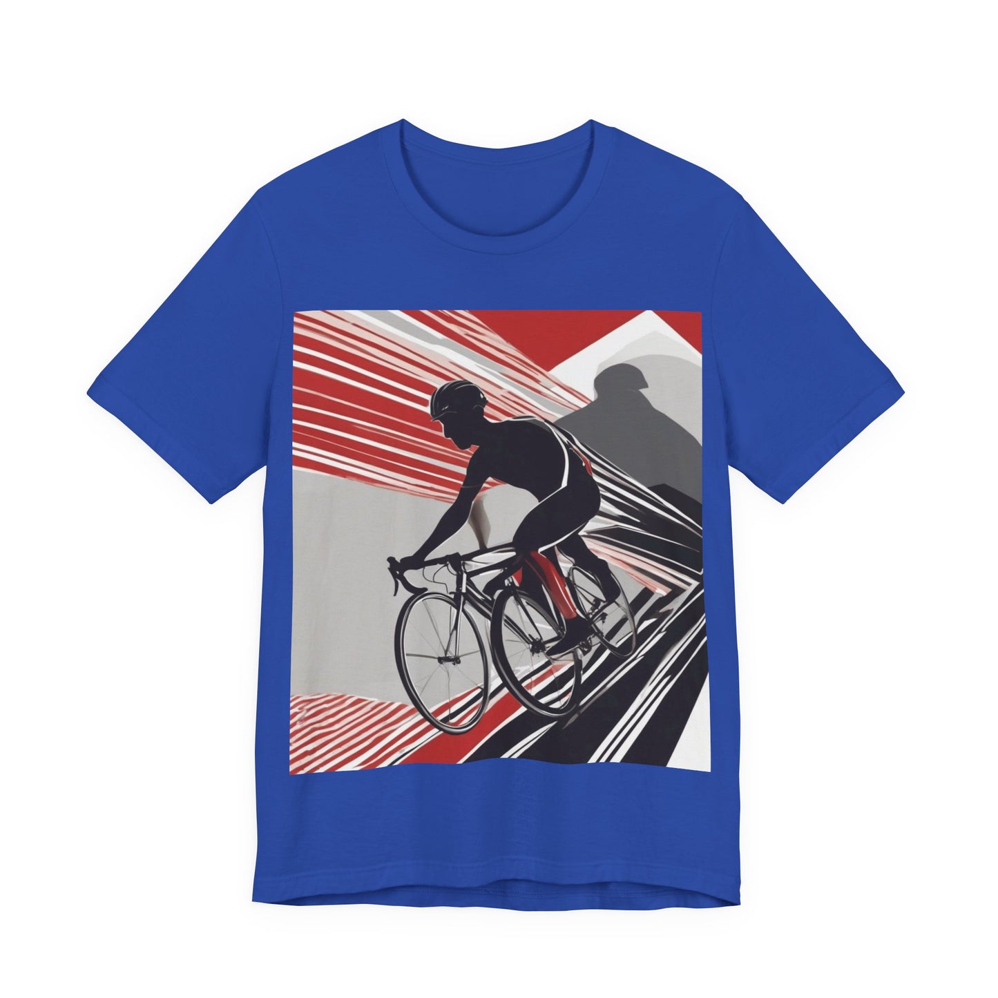 boostlete-boost-mode-scene-cyclist-speed-geometric-0208 — Unisex Jersey Short Sleeve (B+C 3001)