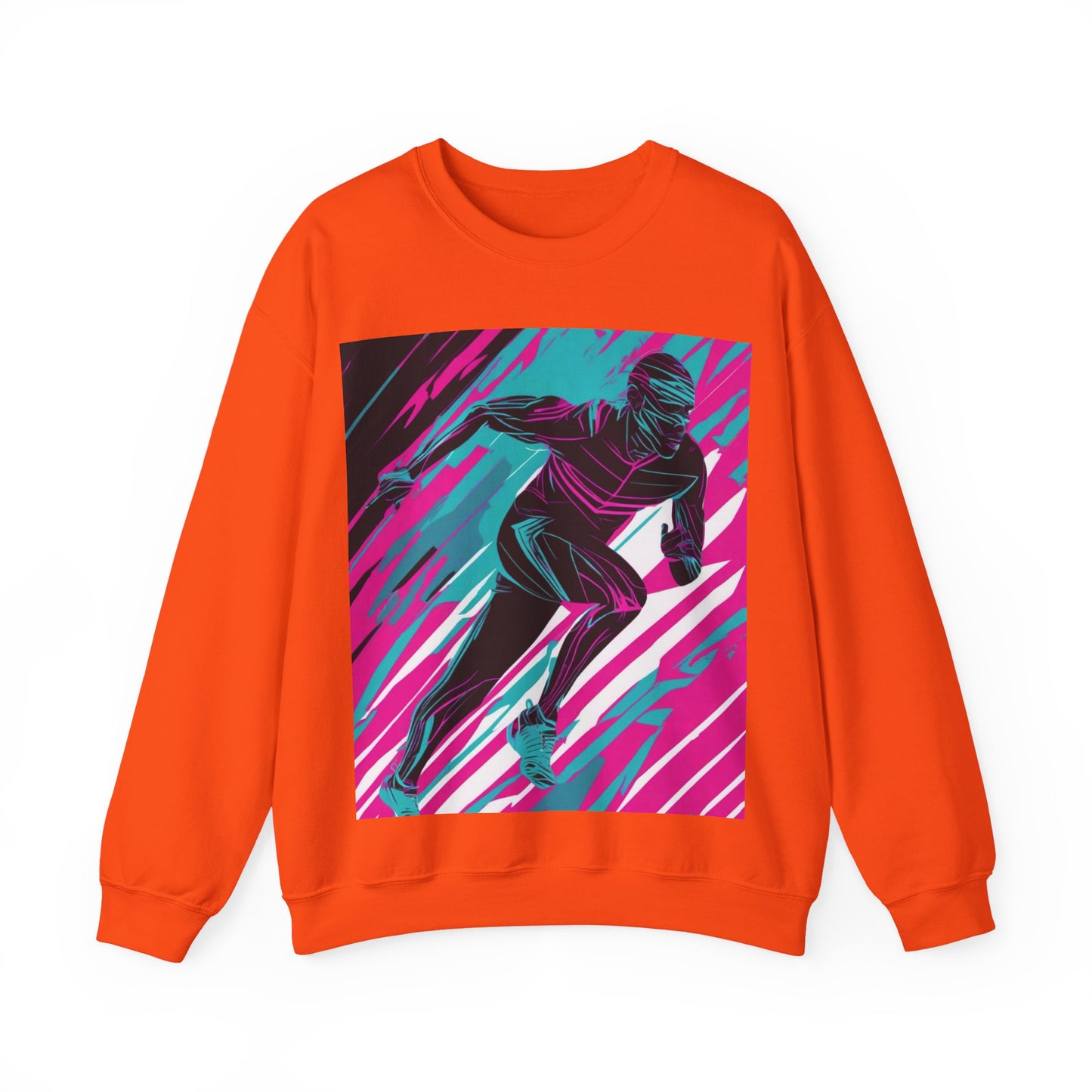 boostlete-mile-by-mile-scene-sprinter-motion-modern-0828 — Unisex Heavy Blend Crewneck (G18000)