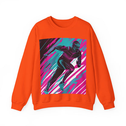 boostlete-mile-by-mile-scene-sprinter-motion-modern-0828 — Unisex Heavy Blend Crewneck (G18000)