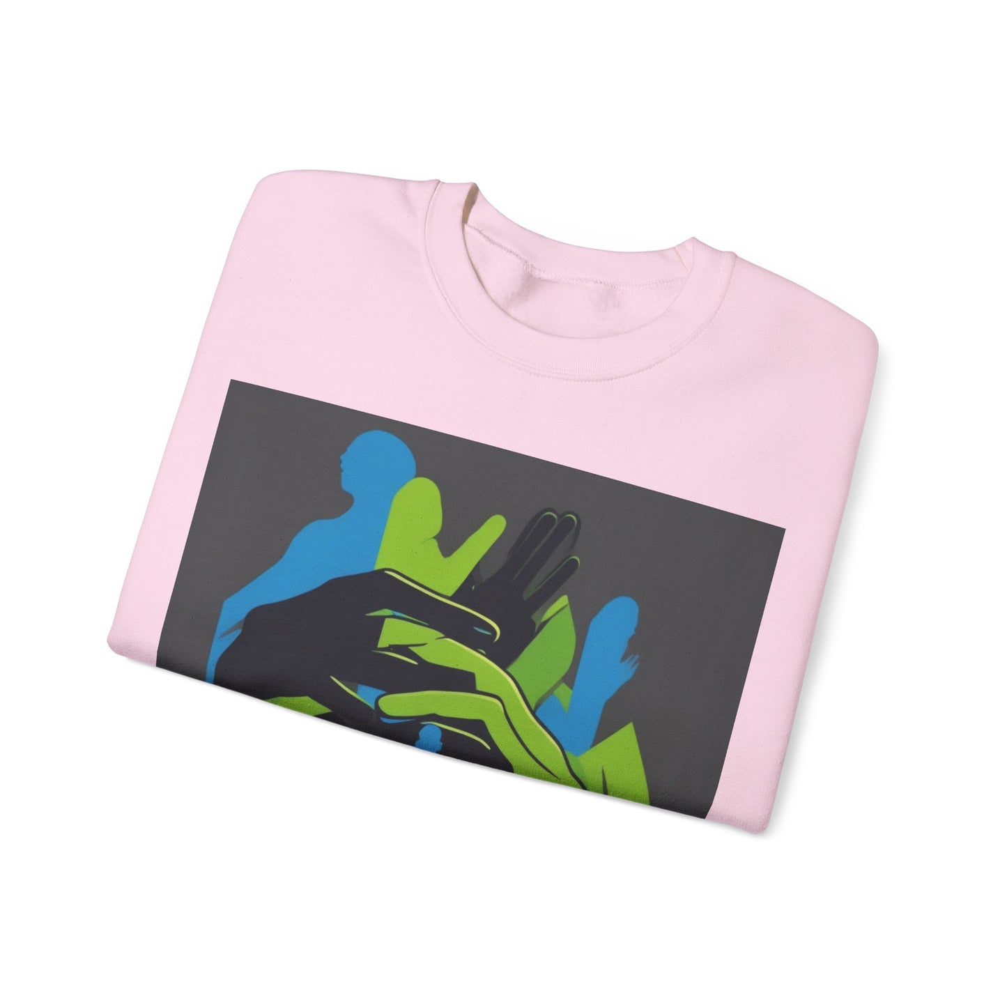 boostlete-mile-by-mile-scene-athlete-offset-modern-0824 — Unisex Heavy Blend Crewneck (G18000)
