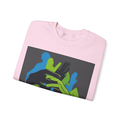 boostlete-mile-by-mile-scene-athlete-offset-modern-0824 — Unisex Heavy Blend Crewneck (G18000)