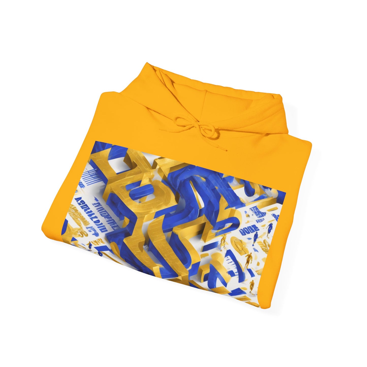 boostlete-iron-intent-type-one-more-rep-arc-isometric-0069 — Unisex Heavy Blend Hooded Sweatshirt (Gildan)