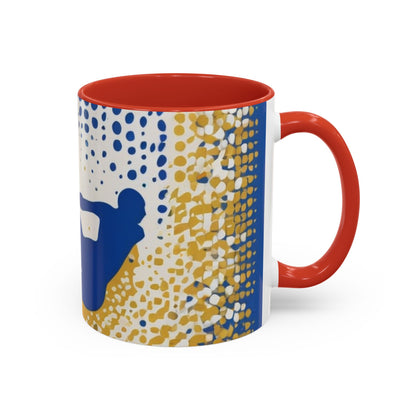 boostlete-field-day-icon-swimmer-halftone-paper-0246 — Accent Mug 11oz/15oz