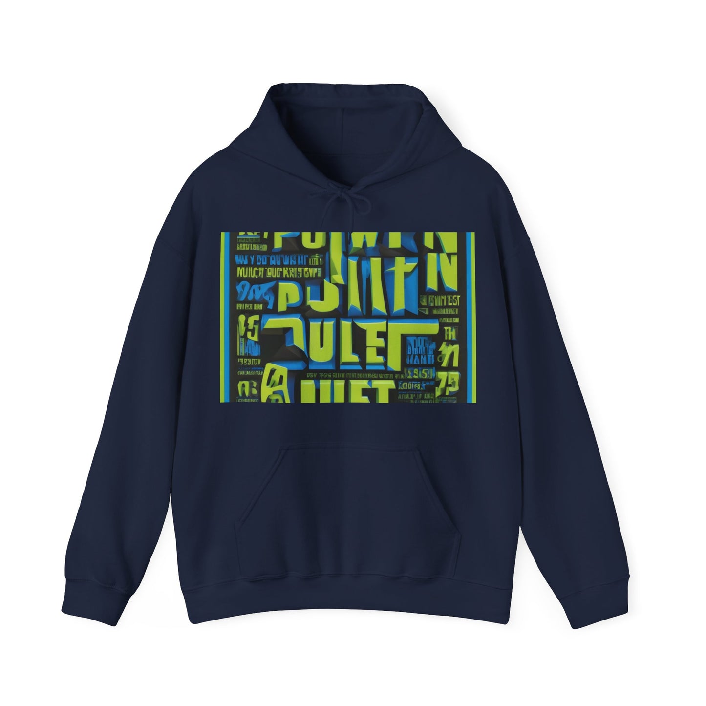 boostlete-am-crew-type-power-in-quiet-arc-paper-1481 — Unisex Heavy Blend Hoodie (G18500)