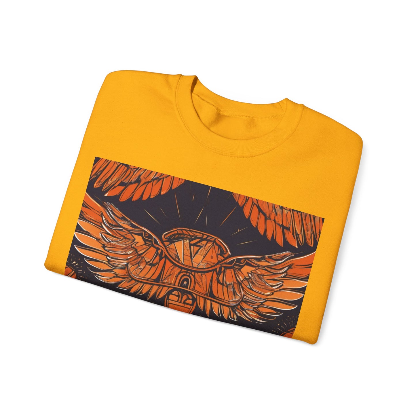 boostlete-field-day-icon-wings-soft-geometric-0298 — Unisex Heavy Blend Crewneck Sweatshirt (Gildan)