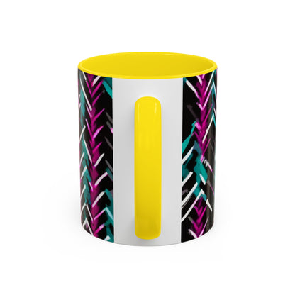 boostlete-recovery-progress-pattern-chevron-retro-0243 — Accent Mug 11/15oz