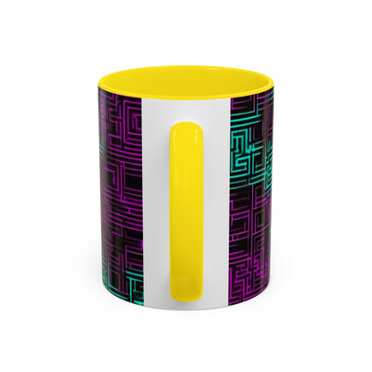 boostlete-boost-mode-pattern-plate-number-monoline-0079 — Accent Mug 11oz/15oz