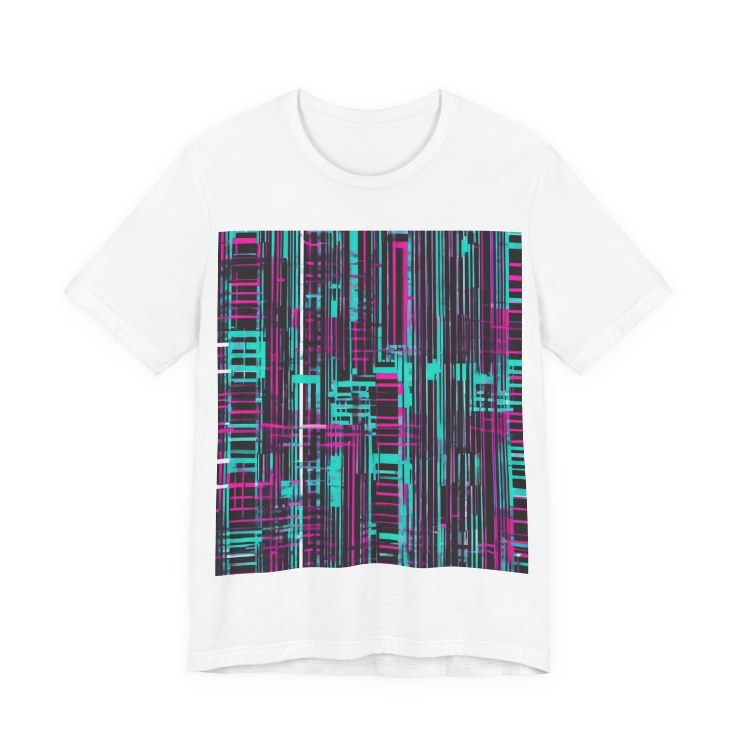 boostlete-field-day-pattern-barcode-retro-0275 — Unisex Jersey Short Sleeve (B+C 3001)