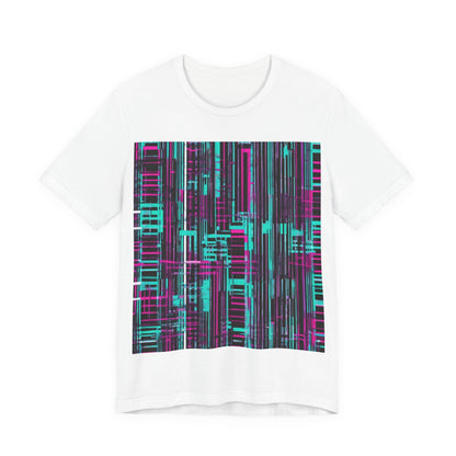 boostlete-field-day-pattern-barcode-retro-0275 — Unisex Jersey Short Sleeve (B+C 3001)