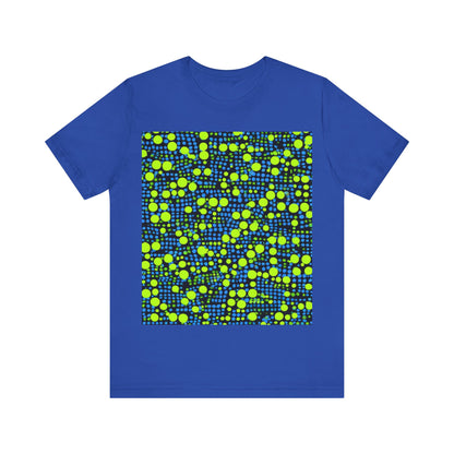 boostlete-mile-by-mile-pattern-dotted-geometric-0071 — Unisex Jersey Short Sleeve (B+C 3001)