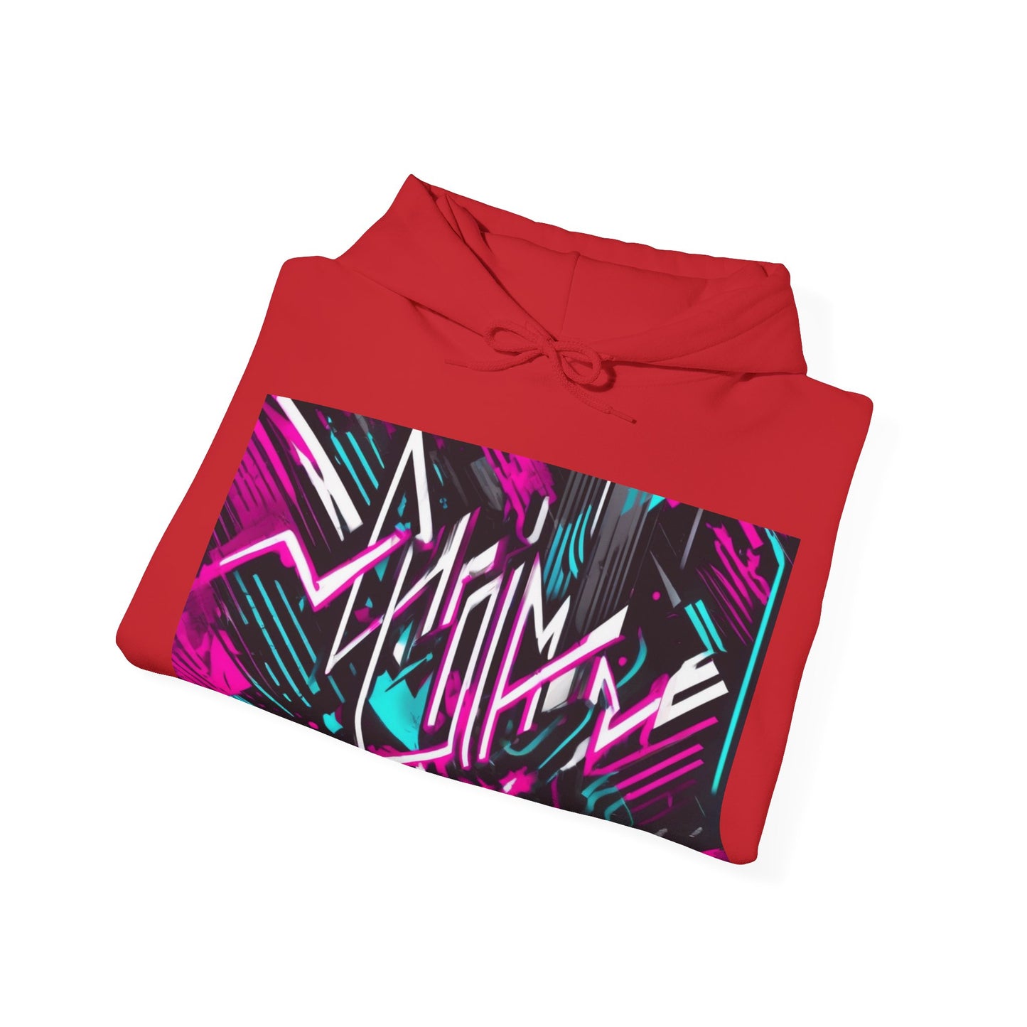 boostlete-recovery-progress-type-momentum-over-mood-diagonal-vector-0213 — Unisex Heavy Blend Hooded Sweatshirt (Gildan)