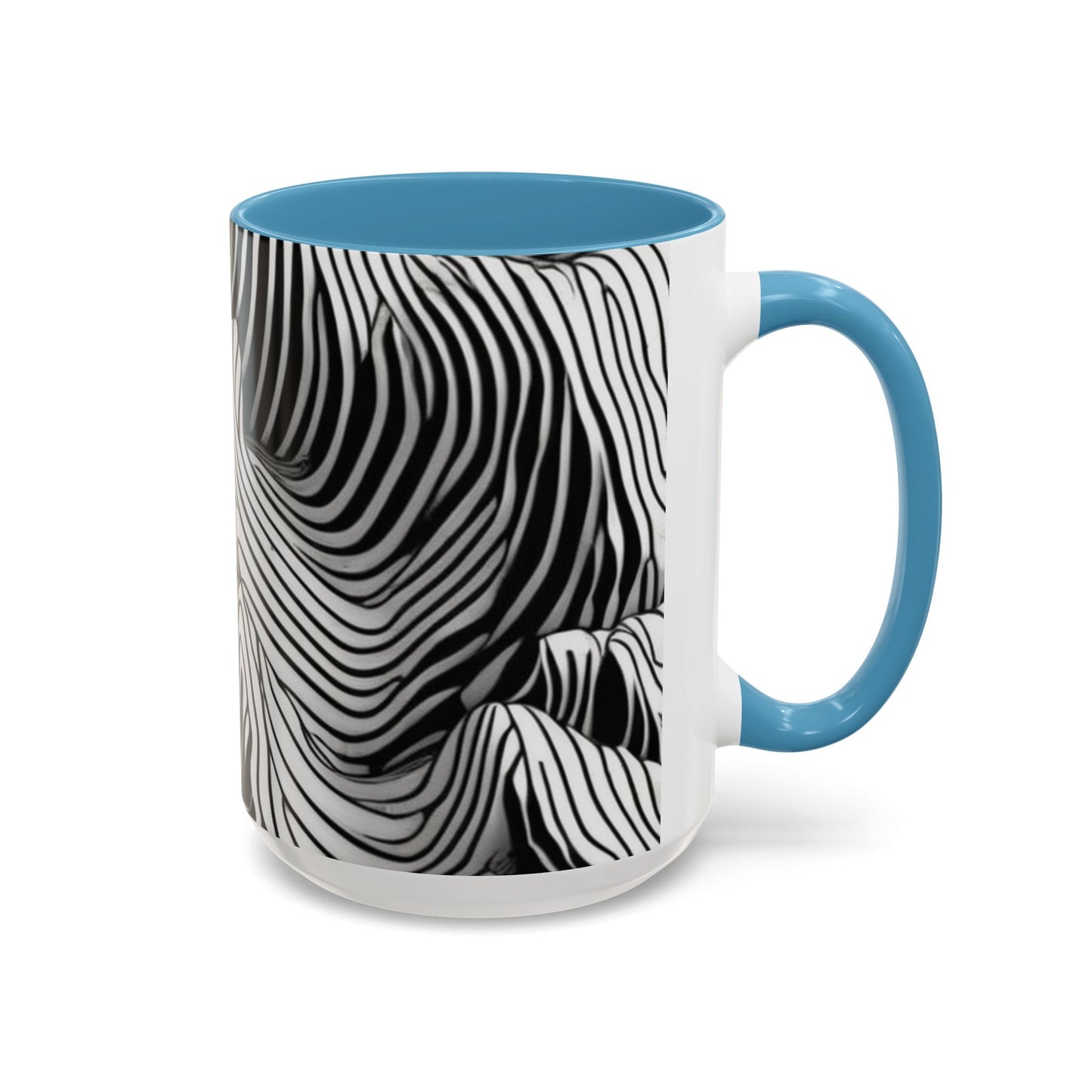 boostlete-field-day-pattern-topographic-isometric-0211 — Accent Mug 11oz/15oz