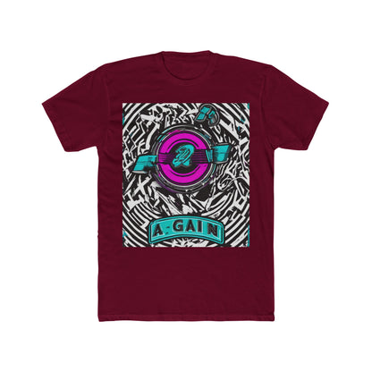 boostlete-boost-mode-type-again-badge-monoline-0293 — Unisex Cotton Crew Tee (NL 3600)