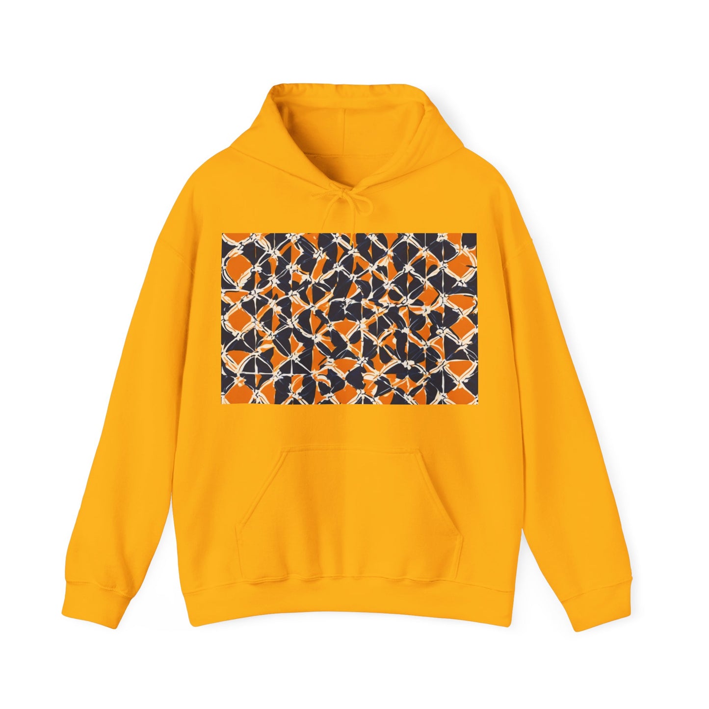 boostlete-headspace-pattern-plate-number-badge-0387 — Unisex Heavy Blend Hoodie (G18500)