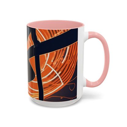 boostlete-iron-intent-scene-hurdler-neon-modern-0264 — Accent Mug 11oz/15oz