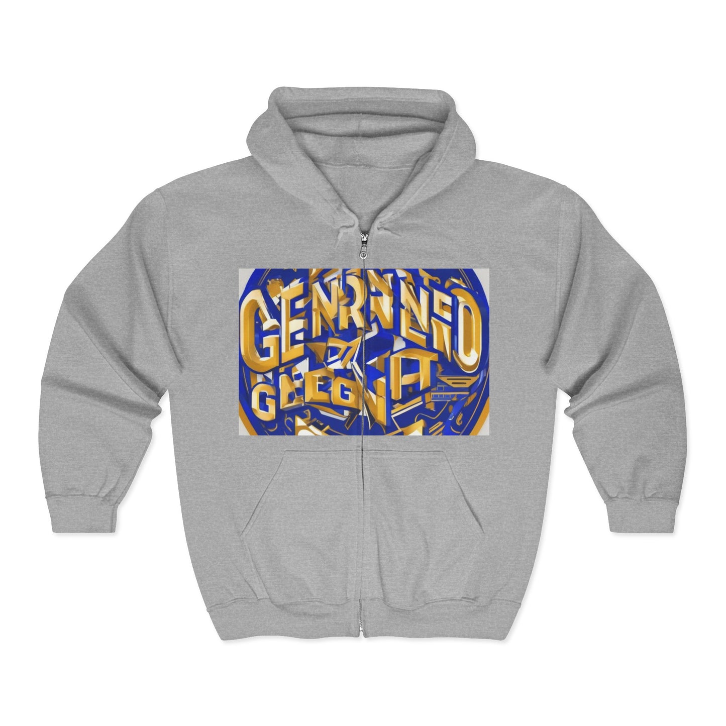 boostlete-pr-season-type-earned-not-given-badge-isometric-0105 — Unisex Heavy Blend Full-Zip Hooded Sweatshirt