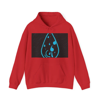 boostlete-iron-intent-icon-water-grainy-vector-0762 — Unisex Heavy Blend Hoodie (G18500)