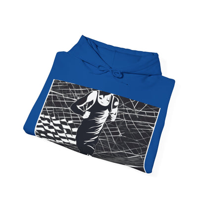boostlete-headspace-scene-marathoner-speed-geometric-0816 — Unisex Heavy Blend Hoodie (G18500)