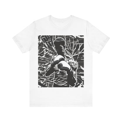 boostlete-boost-mode-scene-boxer-glitch-paper-0084 — Unisex Jersey Short Sleeve (B+C 3001)