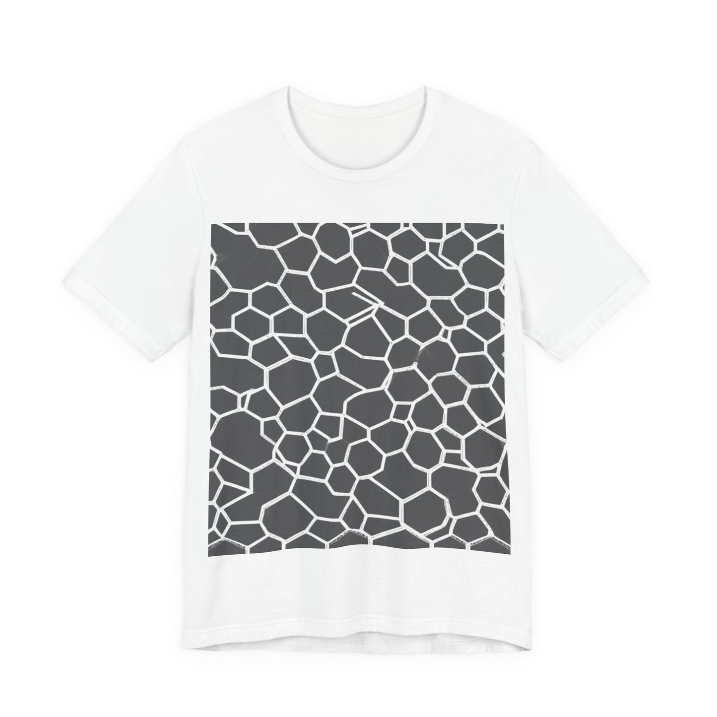 boostlete-iron-intent-pattern-hex-blueprint-0063 — Unisex Jersey Short Sleeve (B+C 3001)