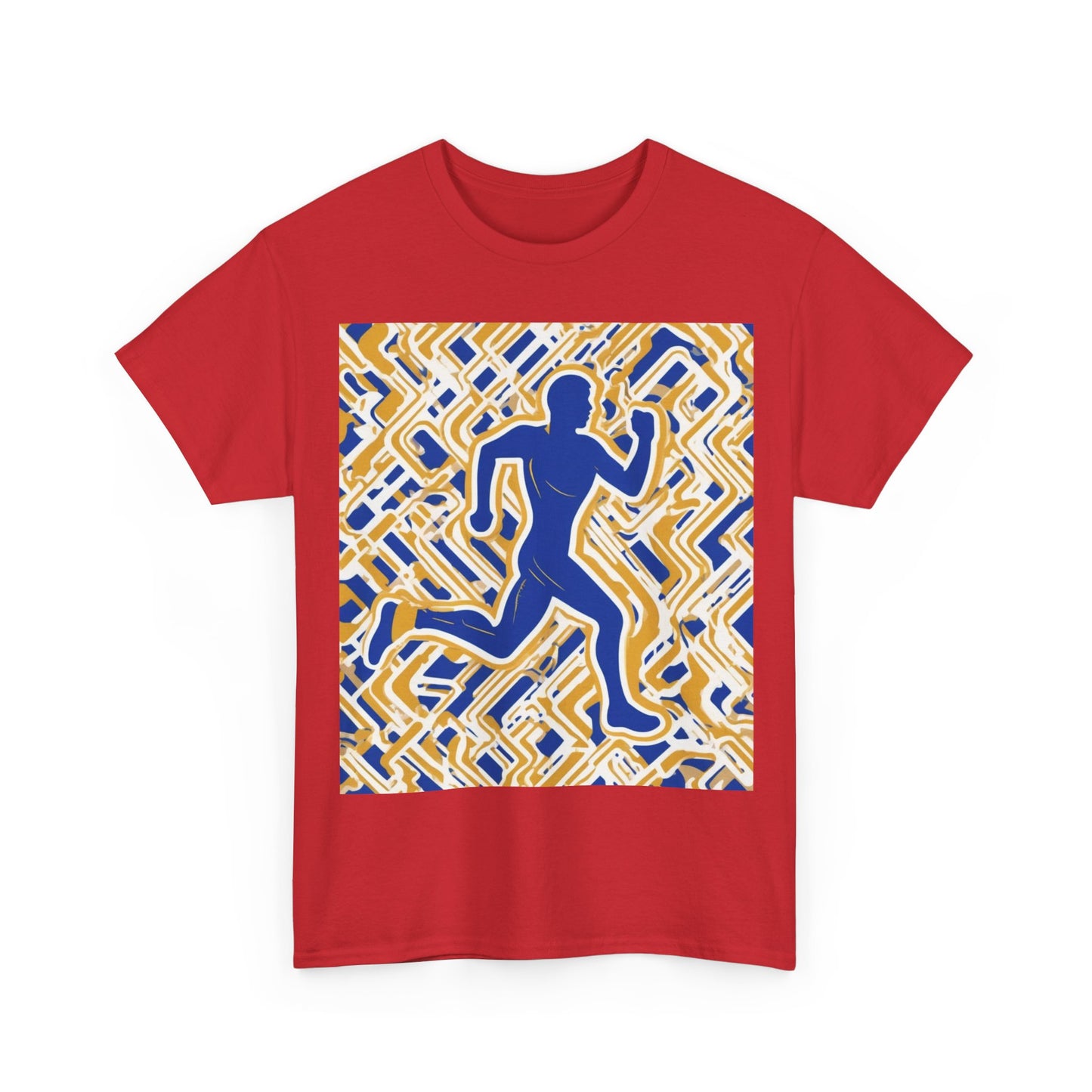 boostlete-pr-season-icon-runner-outline-industrial-0170 — Unisex Heavy Cotton Tee (Gildan 5000)