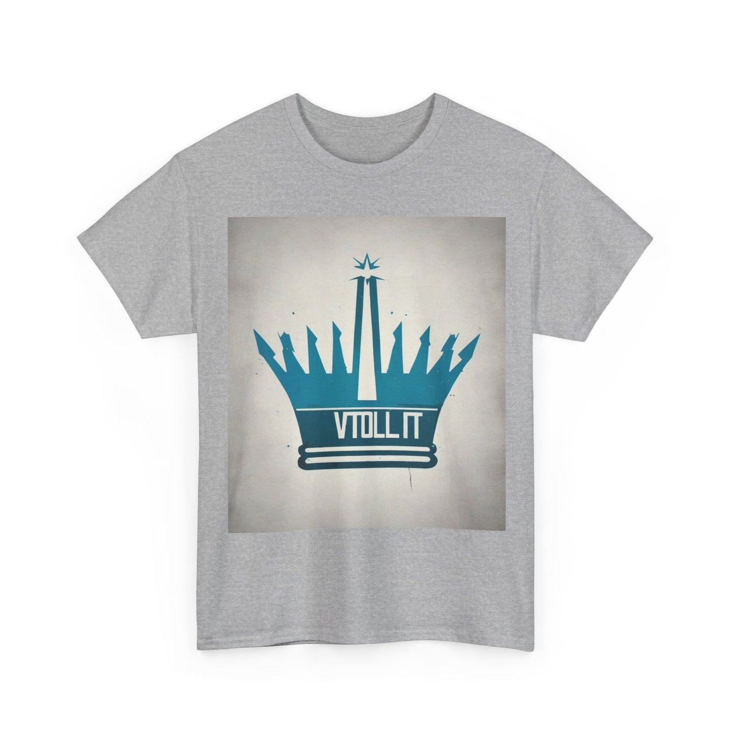 boostlete-am-crew-icon-crown-matte-industrial-0058 — Unisex Heavy Cotton Tee (Gildan 5000)