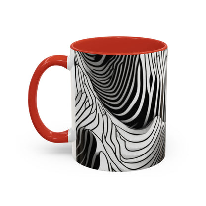 boostlete-field-day-pattern-topographic-isometric-0211 — Accent Mug 11oz/15oz