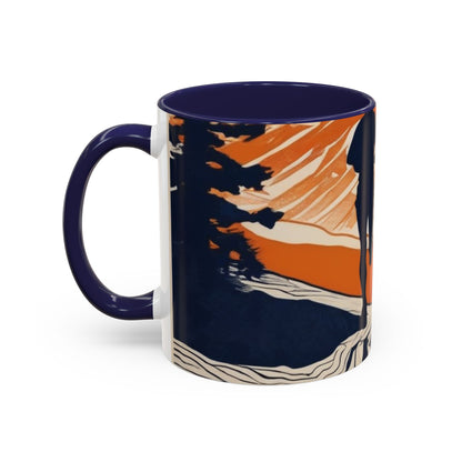 boostlete-iron-intent-scene-trail-glitch-badge-0100 — Accent Mug 11oz/15oz