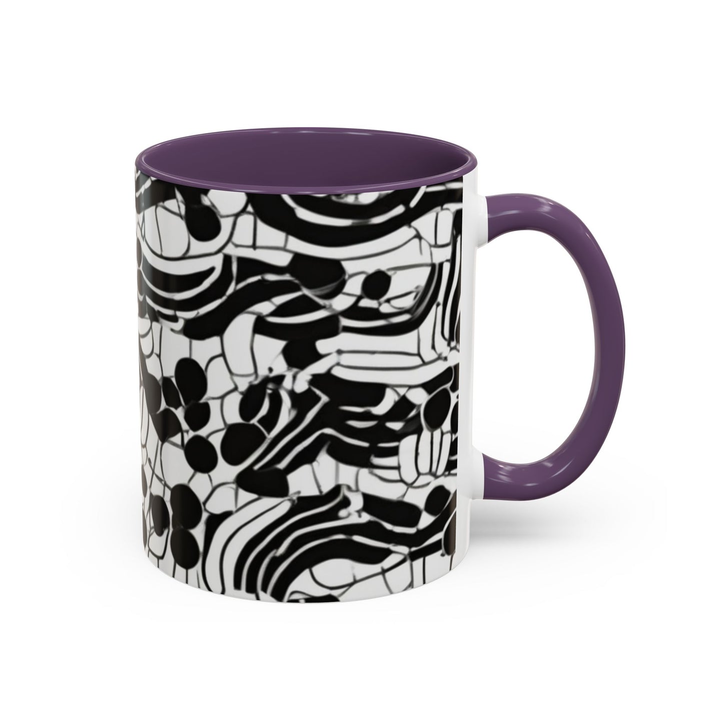 boostlete-rise-grind-pattern-dotted-line-art-0483 — Accent Mug 11/15oz