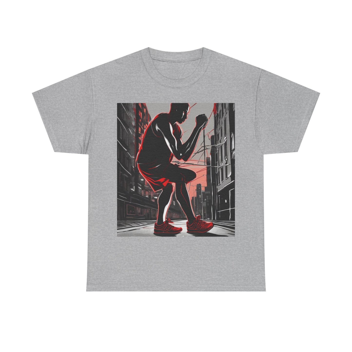 boostlete-am-crew-scene-runner-high-retro-0268 — Unisex Heavy Cotton Tee (Gildan 5000)