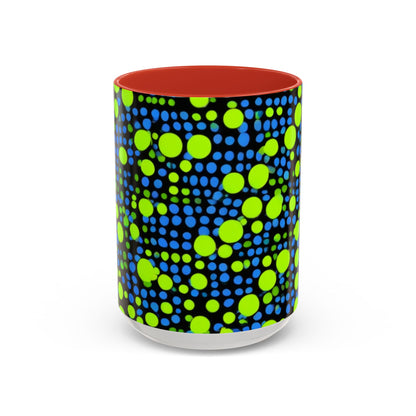 boostlete-mile-by-mile-pattern-dotted-geometric-0071 — Accent Mug 11oz/15oz